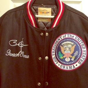 Collectors jacket- president Obama seal
